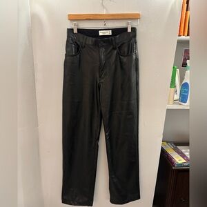 Abercrombie and fitch faux leather jeans - curve love 90s